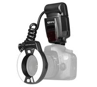Kenro KFL201C flash annulaire macro TTL pour Canon avec 8 bagues adaptatrices