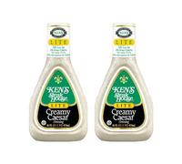 Ken's Steakhouse LITE Creamy Caesar Dressing (Pack of 2) 16 oz Bottles