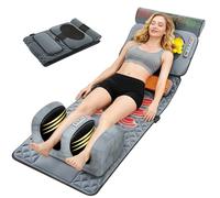 Kensbro Tapis de Massage électrique, Tapis De Massage Complet du Corps avec Fonction Chauffante, Massagematte Pliable - 9 Modes de Massage/3 Modes Chronographiques-Entspannen, Stress Abbauen