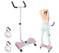 Kensbro Version Améliorée Waist Twister Machine avec Accoudoirs, Waist Twisting Board avec Fonction Massage, Twist Disque de Taille Résistance Réglable pour L'entraînement des Muscles Abdominaux