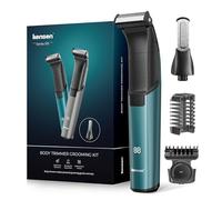 Kensen Tondeuse Corps Homme Autonomie de 100 mins Tondeuse Intime Homme Rasoir Electriques Corps Type-C Rasoir Intime 100% Étanche avec Peigne Limite pour Membres & Tronc & Sous La Ceinture