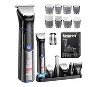 KENSEN Tondeuse tout-en-un 18 accessoires pour corps, barbe et cheveux