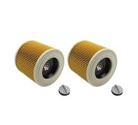 KENSHIRE Lot de 2 filtres à cartouche compatibles avec Karcher série A WD WD2 WD3P A2004 WD2200 SE4001 pour aspirateurs humides et secs 64145520