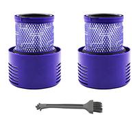 KENSHIRE Lot de 2 filtres V10 compatibles avec Dyson V10 Hepa Filtre Cyclone Animal Tête de moteur SV12 Pièce # 969082-01