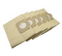 KENSHIRE Lot de 6 sacs filtrants en papier compatibles avec les sacs Karcher WD3 WD3P Aspirateur humide et sec Part A 2204, A 2234 PT, A 2534 PT SE 4001, SE 4002 aspirateur, 6.959-130