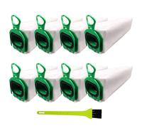 KENSHIRE Sac à poussière VB100 compatible avec les pièces de rechange pour sacs à poussière Vorwerk VB 100 FP100 paquet de 8 sacs d'aspirateur