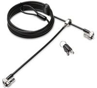 ACCO Kensington Antivol pour ordinateur portable K65048WW MicroSaver 2.0 T-Bar 2 verrous 2,4 m Noir