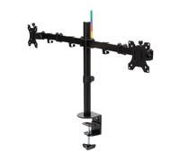Kensington SmartFit Ergo Dual Extended Monitor Arm kit de montage - bras réglable - pour 2 moniteurs - noir