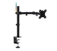 Kensington SmartFit Ergo Single Extended Monitor Arm kit de montage - bras réglable - pour moniteur - noir