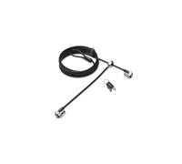 Kensington Câble de Sécurité Double MicroSaver 2.0 K65048WW, Acier Carbone, T-Bar, Clé, Emplacement Kensington Standard, 2 Verrous 10mm, Noir