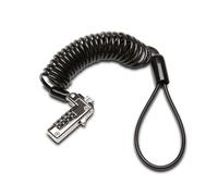 Kensington Câble de sécurité fin et portable à combinaison pour encoche standard, 1,8 m, Kensington, Verrouillage à combinaison, Acier au carbone, Noi