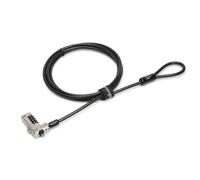 Kensington Câble de sécurité N17 ultra-fin à combinaison pour encoches Wedge, Kensington, Verrouillage à combinaison, Acier au carbone, Noir K68008EU