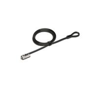 Kensington Câble de Sécurité NanoSaver Ultra à Combinaison K60629WW - Nano Lock, Câble Acier Carbone 6.5mm x 1.8m, Combinaison 4 Chiffres, Noir/Métal