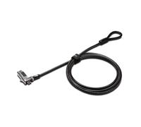 Kensington Câble de sécurité NanoSaver ultrafin à combinaison, 1,8 m, Kensington, Verrouillage à combinaison, Noir K60603WW