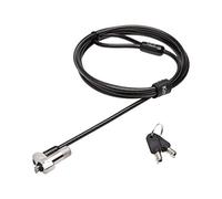 Kensington, Câble Sécurité à Double tête, pour Ordi Portable, Argent | Câble de sécurité à double tête pour ordinateur portable, argent, compatible Windows et macOS, idéal bureau et télétravail.