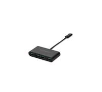 Kensington CH1200 Hub 4 ports USB-C® 10 Gbits/s, USB 3.2 Gen 1 (3.1 Gen 1) Type-C, USB 3.2 Gen 2 (3.1 Gen 2) Type-A, 10000 Mbit/s, Noir, Acrylonitrile