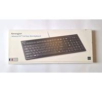 Kensington, clavier filaire Ultra Plat, Advance Fit, AZERTY, Noir