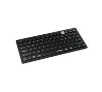 Kensington Clavier sans Fil - Clavier Compact Multi-appareils sans Fil ; se connecte Via Bluetooth ou USB 3.0, Mini Clavier QWERTY UK, Compatible Windows, Mac, iOS et ChromeOS (K75502UK), Noir