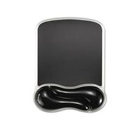 Kensington Duo Gel Wave K62413WW Tapis de souris et repose-poignet, noir, format M