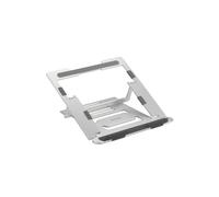 Kensington Easy Riser Aluminium K50417WW - Support Laptop jusqu'à 16" Aluminium Réglable 6 positions (22-33°) Pliable 400g Argent