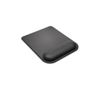 Kensington ErgoSoft™ K52888EU - Tapis de Souris Noir avec Repose-Poignet Gel, 195x240x21mm, Compatible Laser/Optique, Poids 310g