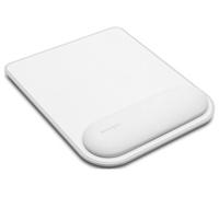 ACCO Kensington Tapis de souris ErgoSoft Repose-poignets – simili-cuir gris, gel antidérapant
