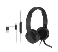 Kensington H950 EQ Casque supra-auriculaire USB-C®/USB-A avec micro antibruit, bascule vers sourdine, commandes en ligne, compatible Microsoft Teams et Zoom