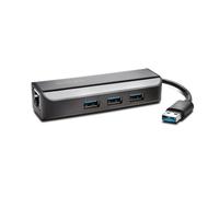 Kensington K33982WW Kensington UA3000E USB 3.0 to Ethernet Adapter with USB Hub (Adaptateur USB 3.0 vers Ethernet avec concentrateur USB)