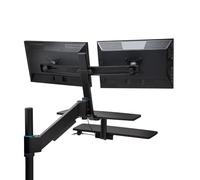 Kensington K52796WW 23" Pince Noir support d'écran plat pour bureau - Supports d'écrans plats pour bureau (Pince, 58,4 cm (23"), 75 x 100 mm, Réglage de la hauteur, Noir)