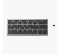Kensington KB435 Clavier compact sans fil, Bluetooth et connexion 2,4 GHz, touches silencieuses, programmable, raccourci Copilot, compatible avec Windows, noir (K75409NA)