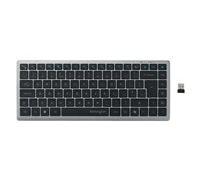 Kensington KB435 EQ - clavier - multi-appareils, rechargeable compact - AZERTY - Français - gris sidéral Périphérique d'entrée