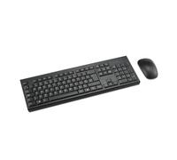 Kensington KM150 EQ Ensemble clavier et souris sans fil pour Windows et MacOS, nano récepteur USB 2,4 GHz, clavier à pavé numérique pleine grandeur, souris clic silencieux 1200 DPI (disposition QWERTY