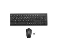 Kensington Ensemble clavier et souris KM150 EQ – Sans fil 2,4 GHz, Clavier pavé numérique, Noir