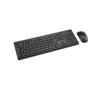 Kensington KM150 EQ Ensemble de Bureau sans Fil, QWERTY, Compatible avec Windows et macOS, Clavier Pleine Taille et Souris silencieuse, pour 63% de matériel recyclé Post-consommateur* (K75562WW)