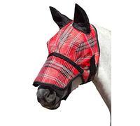 Kensington KPP Masque anti-mouches avec housse Nez et les oreilles, Deluxe Red Plaid, grand
