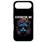 Kensington Maryland Chat avec Lunettes de Soleil et Fleurs Coque pour iPhone Air