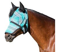 Kensington Masque anti-mouches Signature avec nez amovible, oreilles en maille souple et ouverture avant Taille : XL-Lrg. Couleur du cheval : 2021 - Atlantis