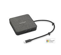 Kensington MD125U4 Mobile USB4 Docking Station (DFS) - filaire - USB4 - 100 W - 100,2500,1000,10 Mbps - Noir - Gris - 8K Ultra HD