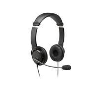 Kensington Micro-Casque Classic USB-A K97601WW : Casque Arceau Binaural, HP 40mm, 94dB, Micro Anti-Bruit, Câble 1.8m USB Type-A, Windows/macOS/Chromebook.