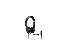 Kensington Micro-Casque USB-A Classic K33065WW : Drivers 40mm, Micro Boom Anti-Bruit, Contrôle Volume, Câble 1.8m, Compatible Windows/Mac/Chromebook
