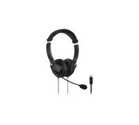 ACCO Kensington Casque Hi‑Fi USB‑C avec micro sur-oreille filaire noir