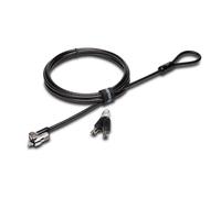 ACCO Kensington Câble de sécurité MicroSaver 2.0 – Verrou à clé maîtresse – Argent 1,83 m