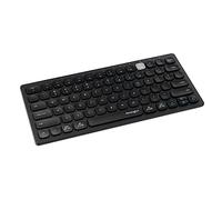 Kensington Mini clavier compact sans fil via Bluetooth ou USB 3.0, disposition italienne QWERTY, multi-appareils et double sans fil, compatible avec Windows, Mac, iOS et Chrome OS, K75502IT