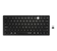 Kensington Multi-Device Dual Wireless Compact Keyboard - Clavier - sans fil - 2.4 GHz, Bluetooth 3.0, Bluetooth 5.0 - Français - noir