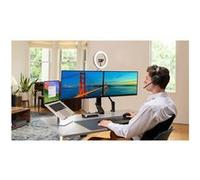 Kensington Multi-Device Dual Wireless Compact Keyboard - Clavier - sans fil - 2.4 GHz, Bluetooth 3.0, Bluetooth 5.0 - Anglais - noir G