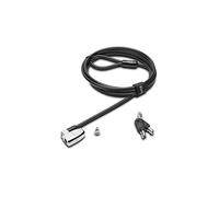 Kensington N17 Câble de Sécurité à Clé pour Ordinateurs Portables et Appareils Dell avec Verrou Robuste et Câble en Acier Carbone - 1,8 m de Long (K64440WW)