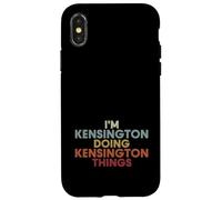 Kensington Name Kensington Personalized Name First Given Coque pour iPhone X/XS