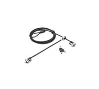 Kensington NanoSaver Verrou à Clé Double K64448WW avec T-Bar Security Slot et Encoche Nano, Câble Acier 1.8m, 5mm, 2 Clés, Certifié REACH/RoHS/Prop 65