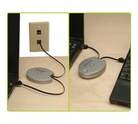 Kensington PocketLink 33119 Câble Ethernet avec commutateur pour connexions Internet ou PC à PC