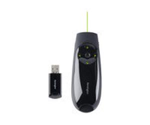 Kensington Presenter Expert Green Laser with Cursor Control télécommande de présentation - noir
